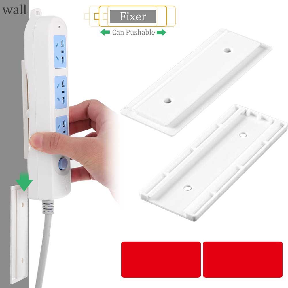 8/5/2/1Pcs Muur Plug Sticker Houder Zelfklevende Mount Fixator Power Strip Houder Opslag voor Sockets Muur Houder Plank Stand