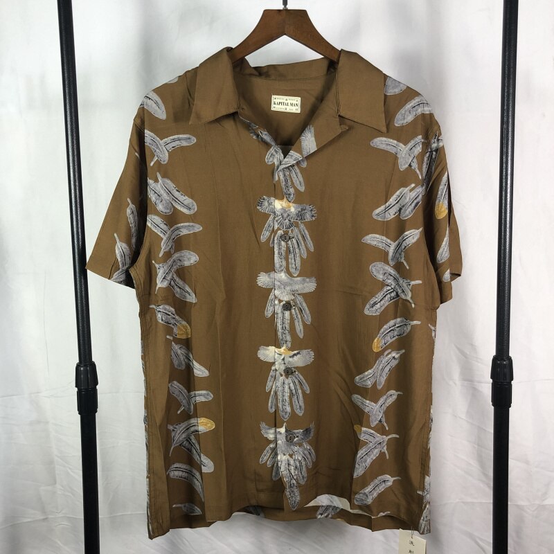 Hohe KAPITAL Hemd Männer Frauen 1:1 streetwear Hawaii stil Strand Abschläge KAPITAL Hemden