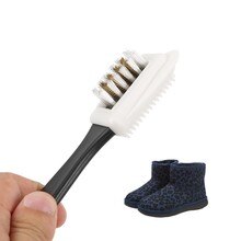 1 pz spazzola per scarpe in pelle scamosciata spazzola per pulizia speciale scarpa per pettinare spazzola superiore strumenti per la pulizia delle scarpe forniture per la pulizia personale