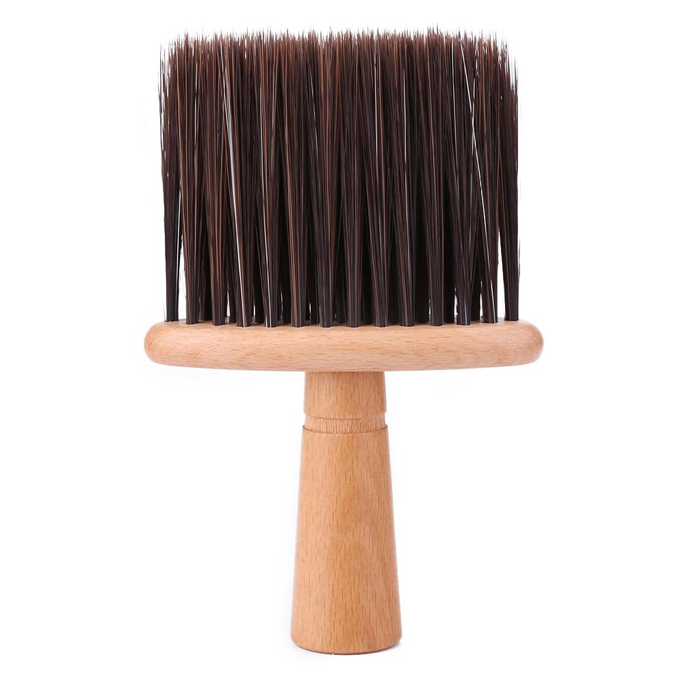 Cepillo suave para limpiar el cabello, cepillo para cortar el pelo, herramienta de peinado, herramienta de maquillaje para el cuidado del cabello del hogar del bebé: Marrón