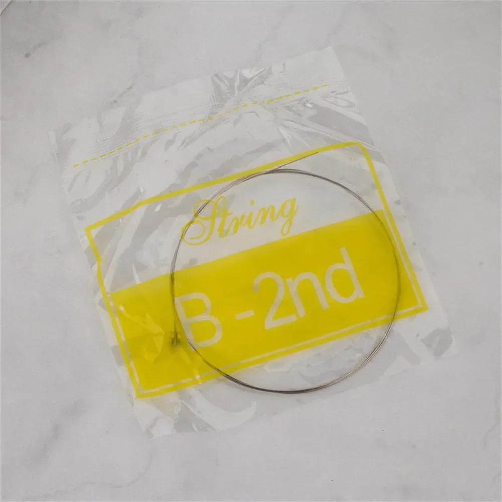 1 Uds. Para cuerda de guitarra E-1st/B-2nd/G-3rd/D-4th/A-5th/E-6th. Reemplazo de tono excepcional, tono de longevidad, núcleo de acero de: YELLOW