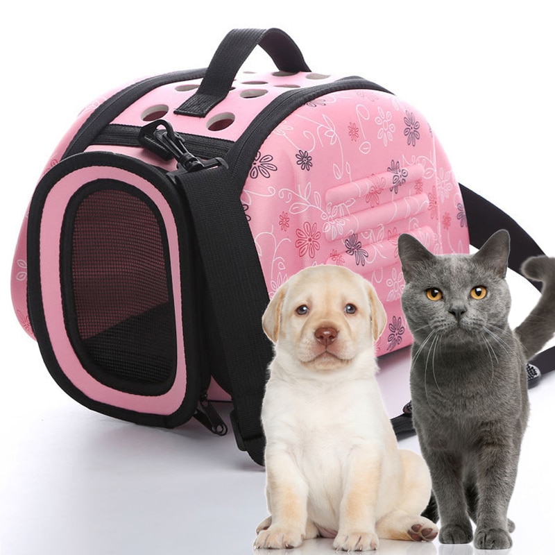 Sac pour animaux de compagnie chien chat transporteur sac à main voyage Portable respirant chat transporteur sac pliable sac à bandoulière transporteur pour chiot moyen chien