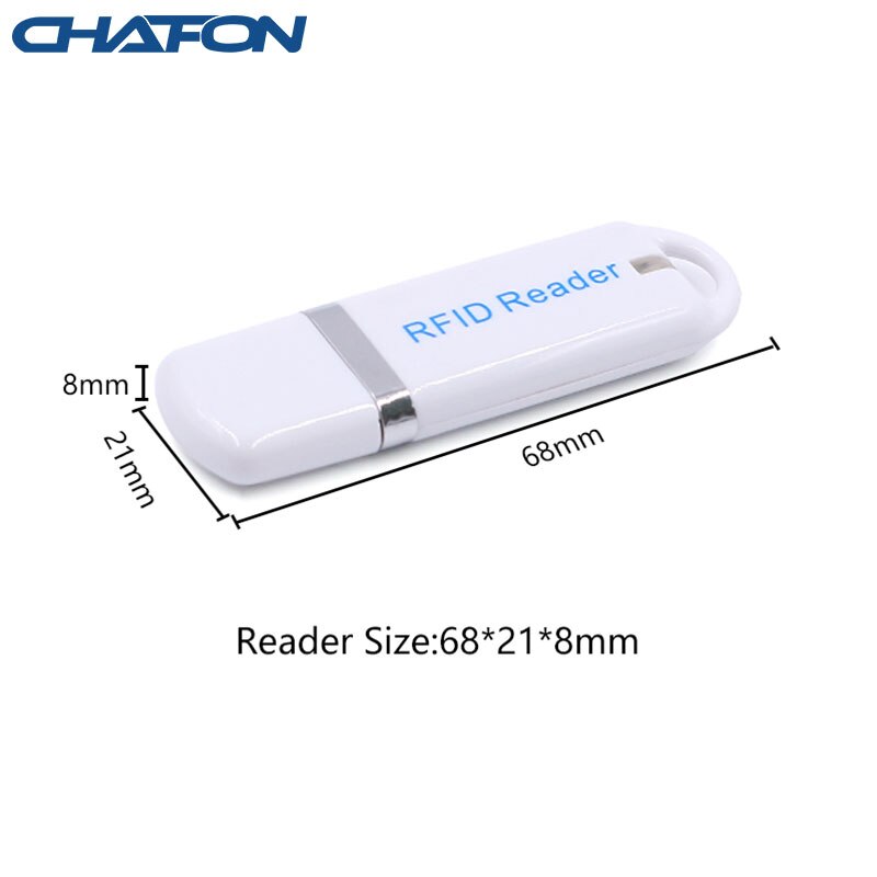 CHAFON 125KHz rfid mini usb key reader 8 hex output format used for personal identification
