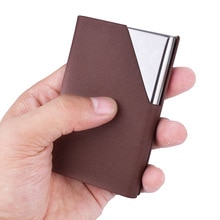 Metalkasse visitkortholder navn lomme kreditkort sag tegnebog bærer til mænd og kvinder