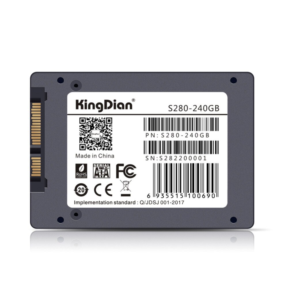 KingDian garantía de más reciente (S280 240 GB) SSD SATA3 Disco Duro SSD interno disco de estado sólido SSD 240GB 256G