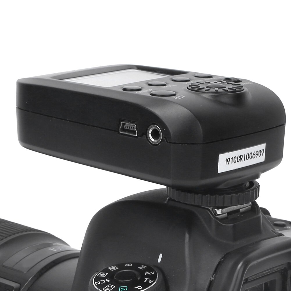 VISICO-disparador de Flash inalámbrico VC-818TX, controlador TTL con pantalla LCD, 8 canales, E-TTL, 2,4G, para Canon 750D/5D2/700D