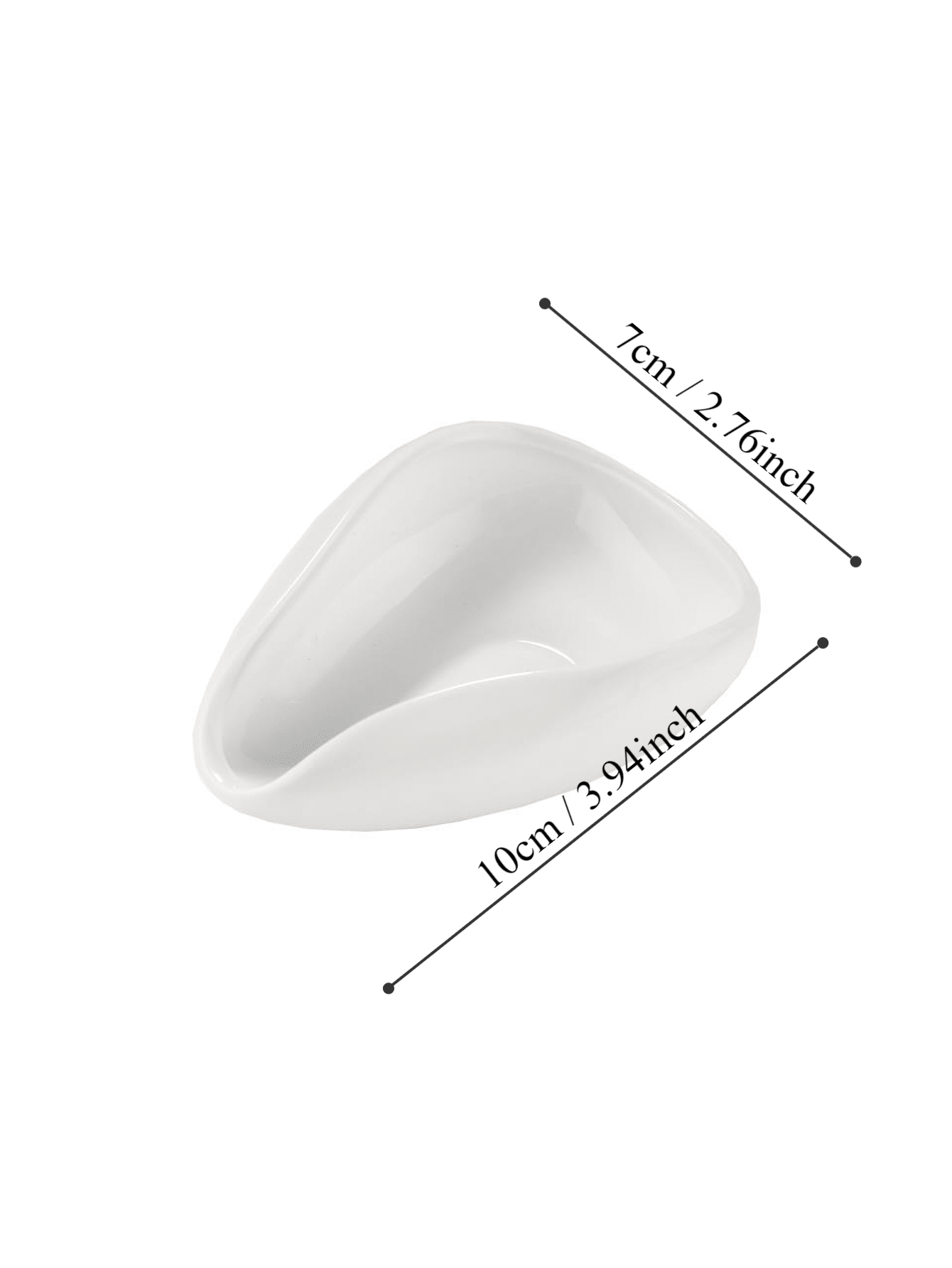 1pcs Coffee Beans Dosing Measuring Tray Coffee Tea Leaves measuring spoon for coffee weighing plate White porcelain tea dispens: light yellow