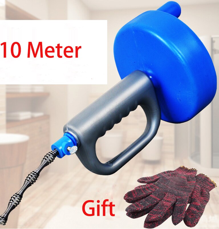 10M Drain Cleaner Snake Kitchen Plumbing Sink Cleaner Bathroom Shower Drain Toilet Dredge Pipes Sewer filter Sink Cleaning Clogs