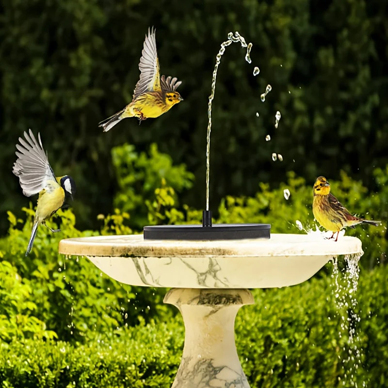 16cm vrijstaande drijvende fonteinpompen op zonne-energie,  - 1w waterpompen op zonne-energie, voorzien van 6 sproeiers