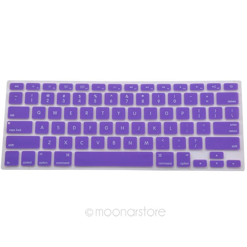 Soft durable keyboard stickers 9 Colors Silicone Keyboard Cover Skin for Apple Macbook Pro MAC 13 15 Air 13 US model
