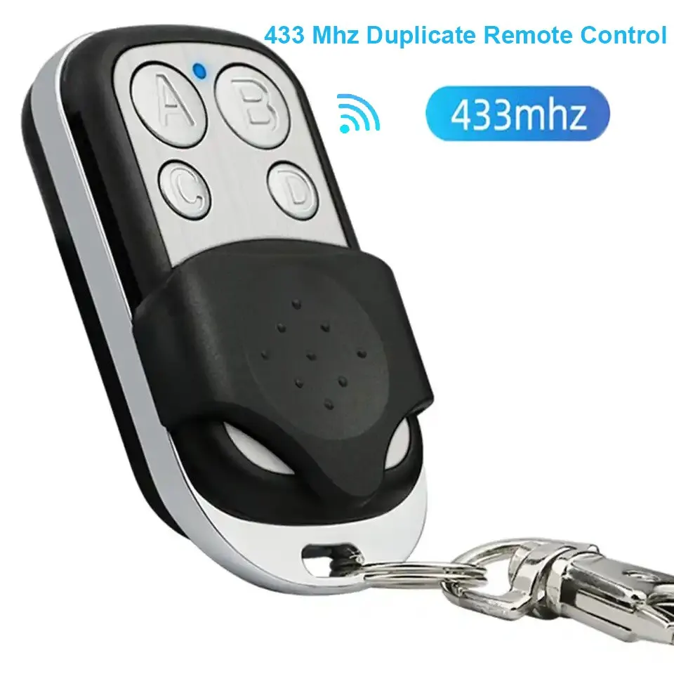 Universal 4 Buttons Garage Door Opener Remote Control 433MHZ Clone Fixed Learning Rolling Code Duplicator Garage: Default Title