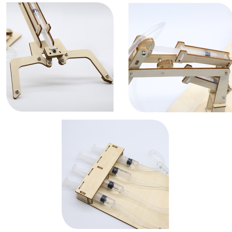 Hydraulische mechanische arm Diy-modellen en bouwspeelgoed Wetenschap en onderwijs Modelspeelgoed voor kinderen Cadeauspeelgoed