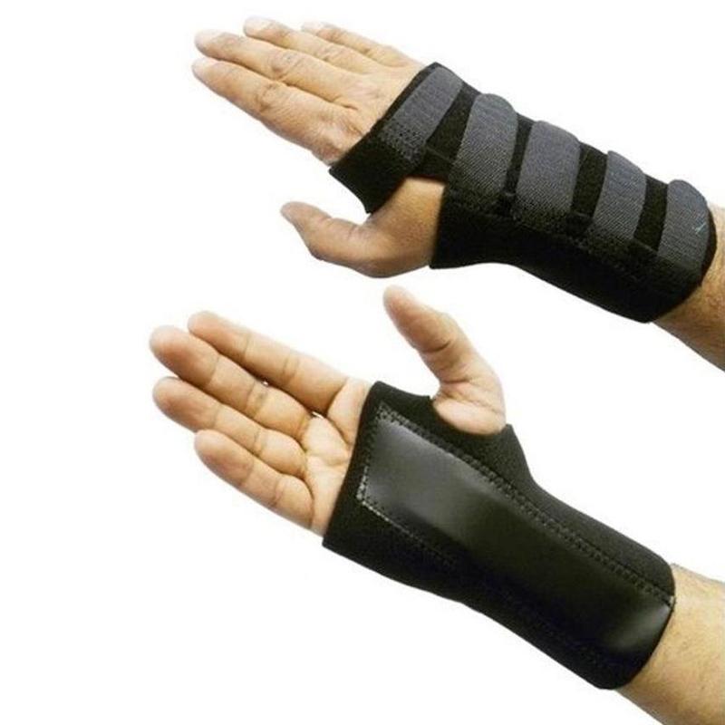 Elastische Polssteun Vinger Mouwen Brace Carpaal Tunnel Polssteun Pols Spalk Band Duim Vinger Juiste Pijn Hand T5P9