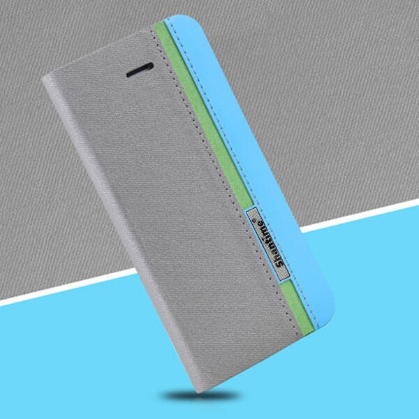 Luxury PU Leather Case For TP-LINK Neffos Y5 Flip Case For TP-LINK Neffos Y5 Phone Case Soft TPU Silicone Back Cover: Gray