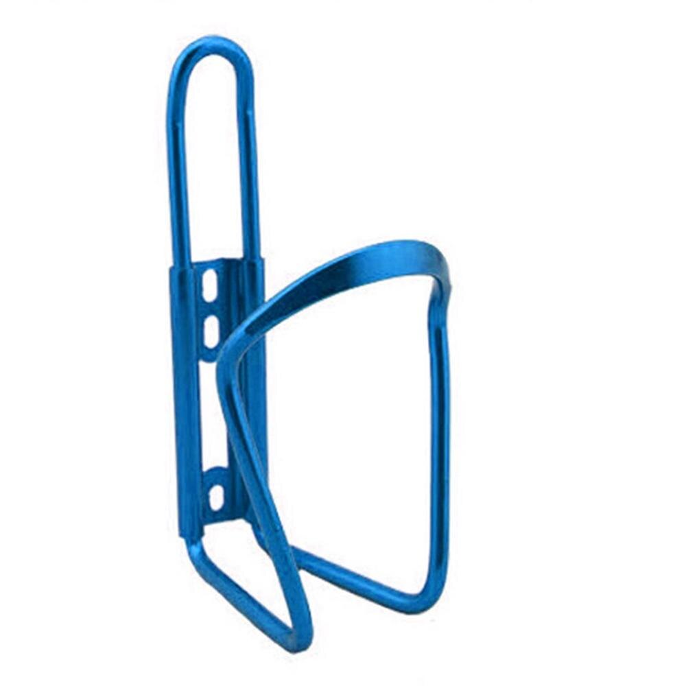 Ultra ligero de aleación de aluminio de bicicleta soporte de botella de agua jaula MTB bicicleta de carretera botellas de bebida soporte de montaje accesorios de bicicleta: Azul