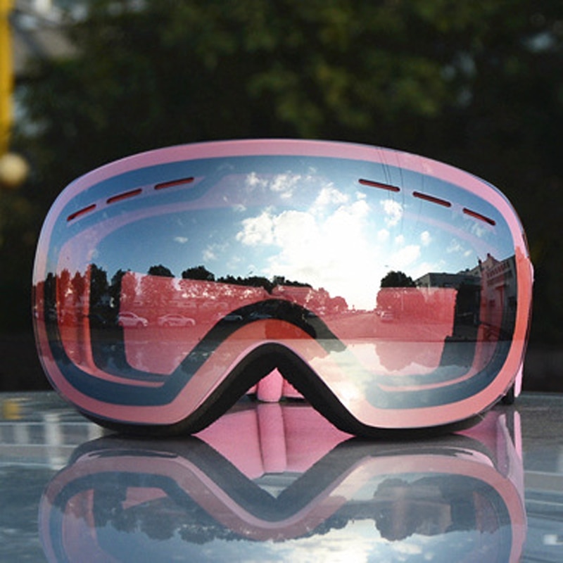 Anti-Fog Skibril UV400 Bescherming Snowboard Brillen Sneeuw Sneeuwscooter Man Vrouwen Skiën Outdoor Sport Masker Bril