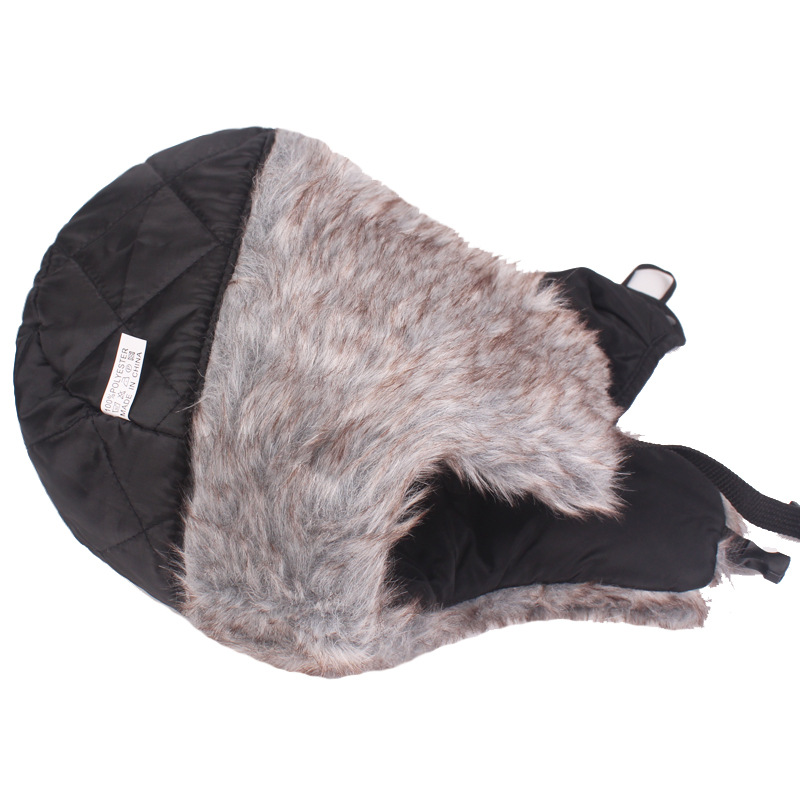 Vinter utomhus varm unisex balaclava öronlapp bombermössa halsduk herr kvinnor rysk trapper trooper snöskida med halsduk kalla kepsar