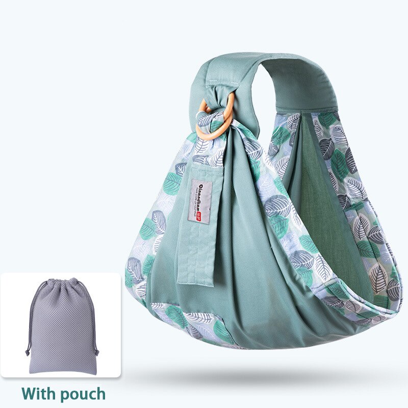Baby Wrap Ring Sling Baby Carrier Backpack Nursing Cover for Infants Toddlers Soft Natural Wrap Breathable Cotton Kangaroo Bag: 11