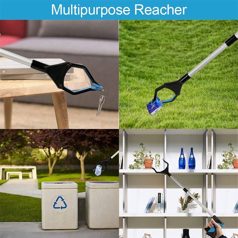 Multifunction Foldable Litter Reachers Picker Garbage Pick Up Grab Garden Extra-long Grip Trash Picking Grabbers Reacher Tool