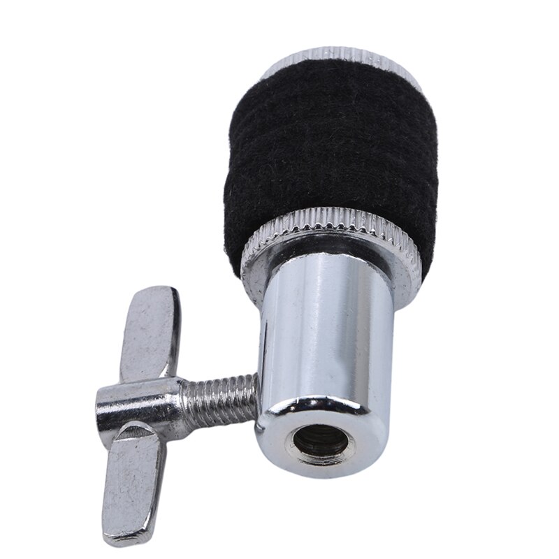 AZinc alliage argent chapeau haut support d'embrayage avec feutre noir Jazz tambour pièce Percussion remplacement