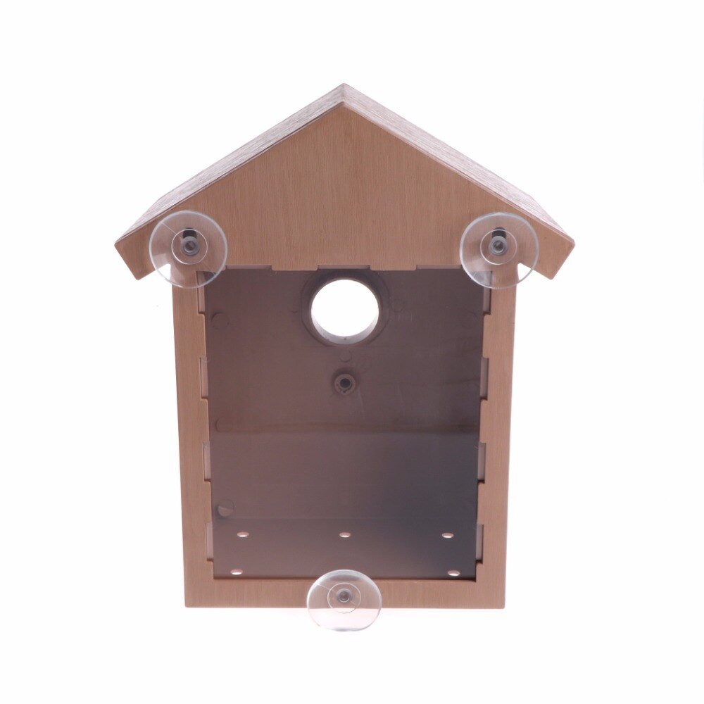 Casa para pájaros golondrinas, nido artesanal, decoración para el hogar, caja para cacatúas de cría al aire libre, techo de , suministros para aves, C42