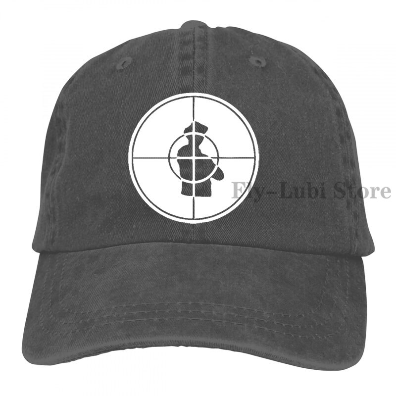 Public Enemy Cr Baseball cap men women Trucker Hats adjustable cap: 2-Black