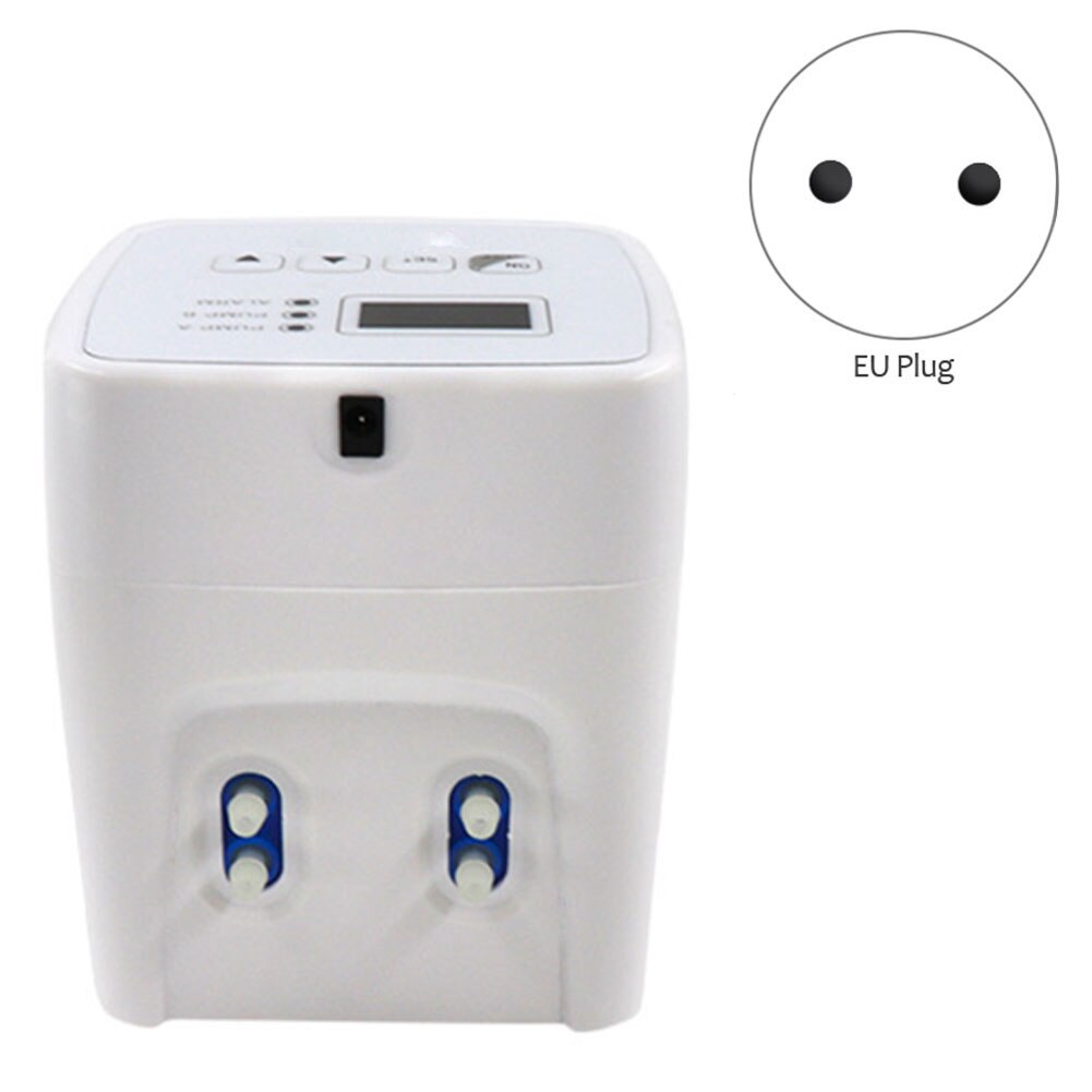 Automatisches bewässerungssystem mit elektronischer zeitschaltuhr, schlauch und doppelpumpe für topfpflanzen im innenbereich.