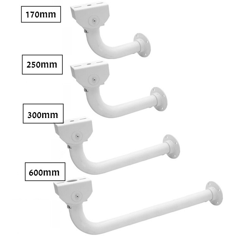 CCTV Video Surveillance Camera Mounting Bracket Aluminum Extended Wall Mount Stand for Hikvision Dahua Outdoor Bullet Camera
