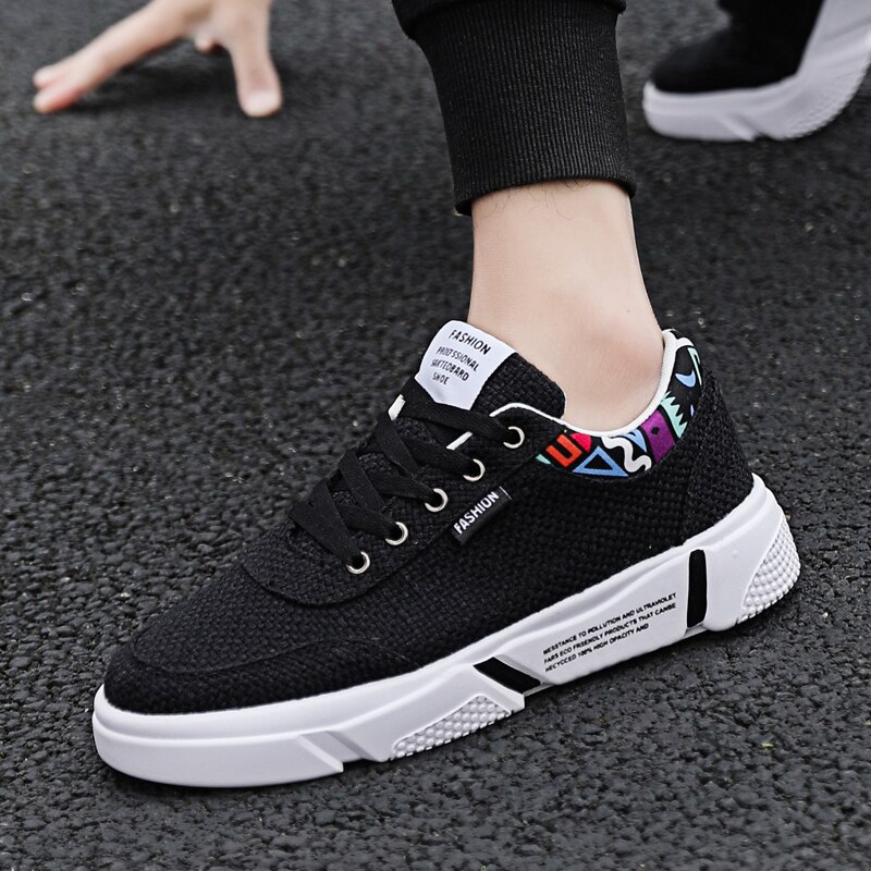 Refafa sneakers heren zomer linnen schoenen merk canvas schoenen heren ademende casual schoenen heren schoenen voor mannen menselijk ras