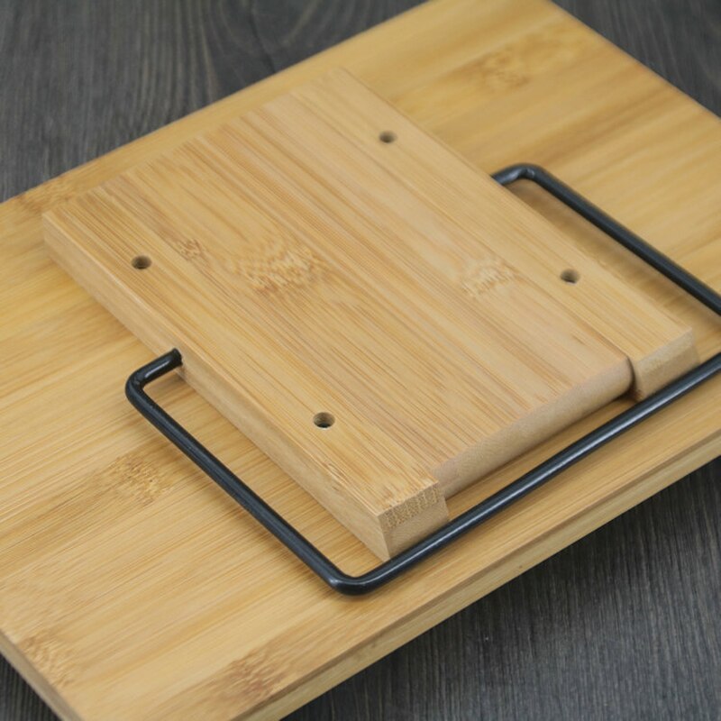 Descanso para livros ajustável, tablet, em madeira, suporte dobrável para livros, cookbook, tablet, suporte de estante, estante, material de escritório