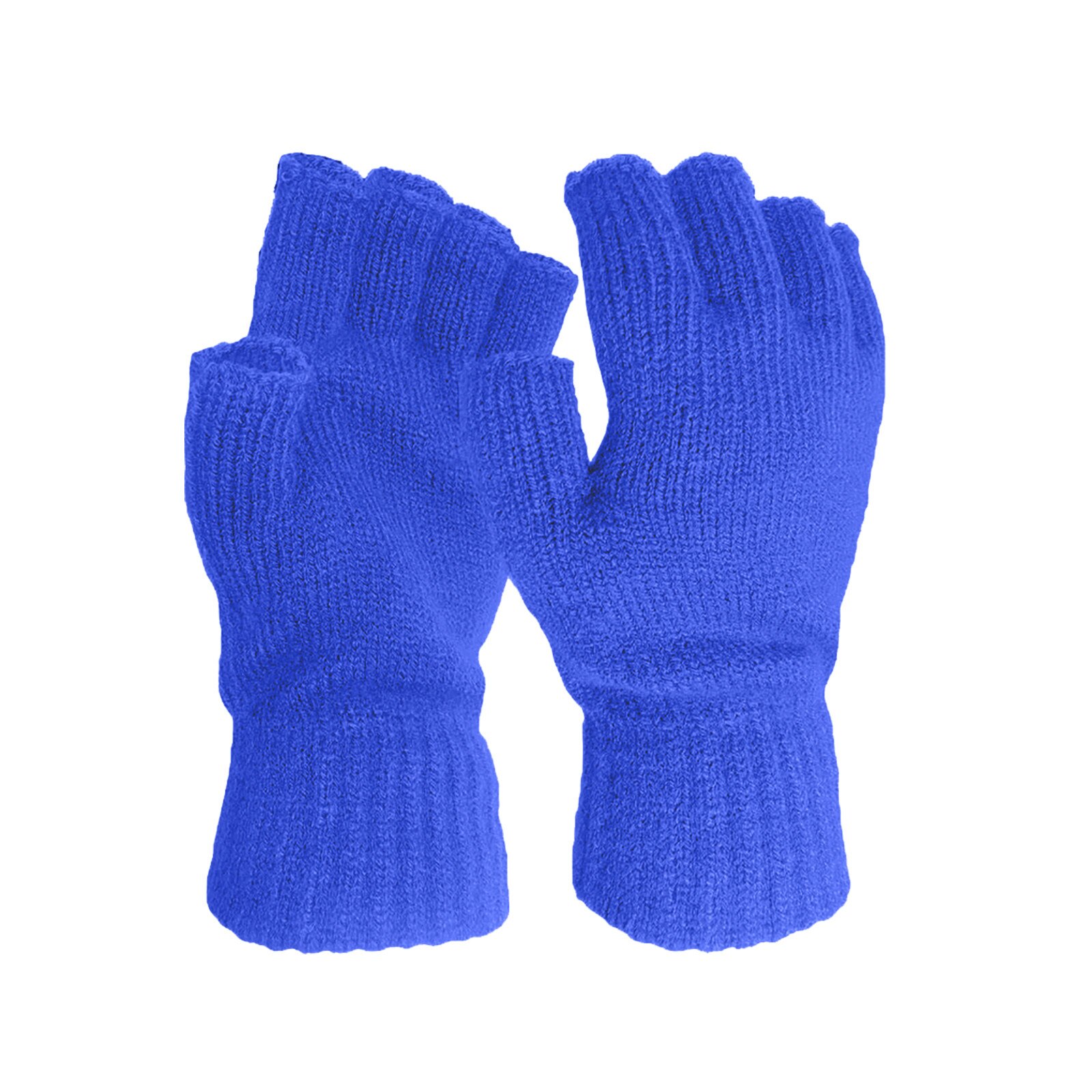 Winter Houden Warme Wollen Handschoenen Gebreide Flip Vingerloze Dunne Gebreide Handschoenen Voor Mannen Vrouwen Blootgesteld Vinger Wanten Touchscreen Handschoen