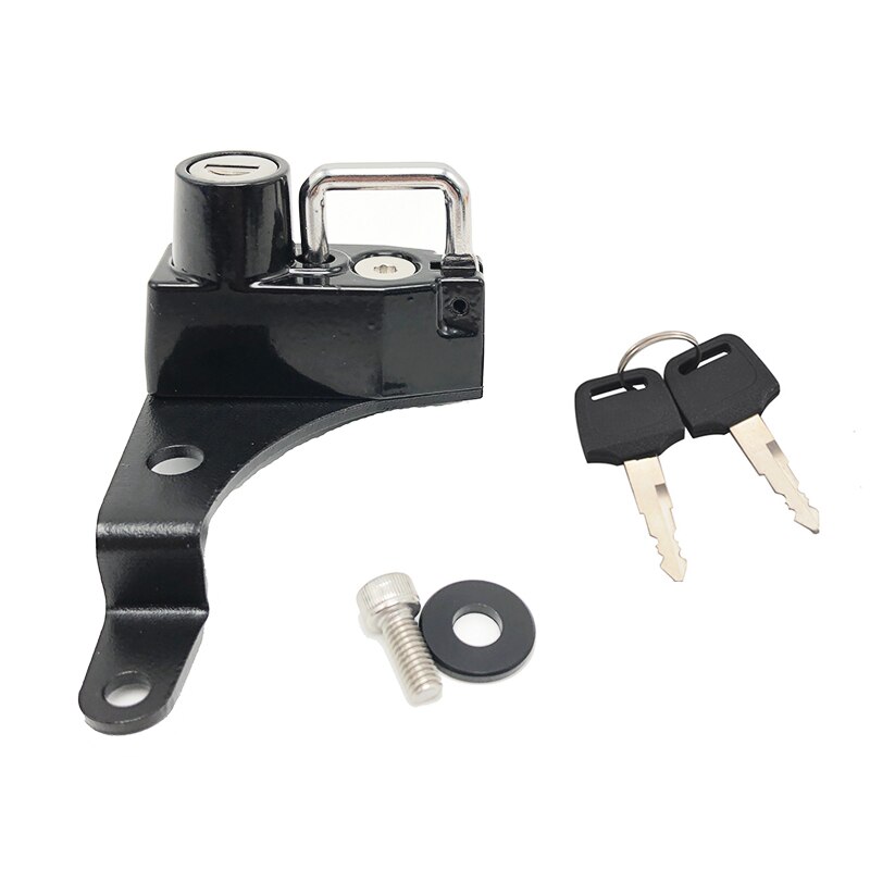 Motorrad Helm Lock Kit mit 2 Schlüssel für Suzuki SV650 /ABS Motorrad Helm Schloss Motorrad zubehör: Black