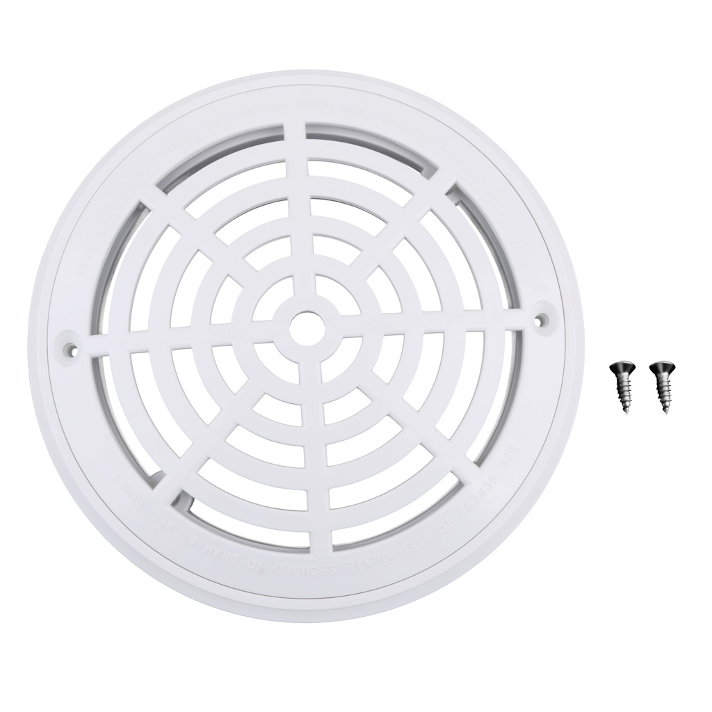 Plastic 8&#39;&#39; Main Drain Cover Anti- Suction Outlet Fittings Accessary