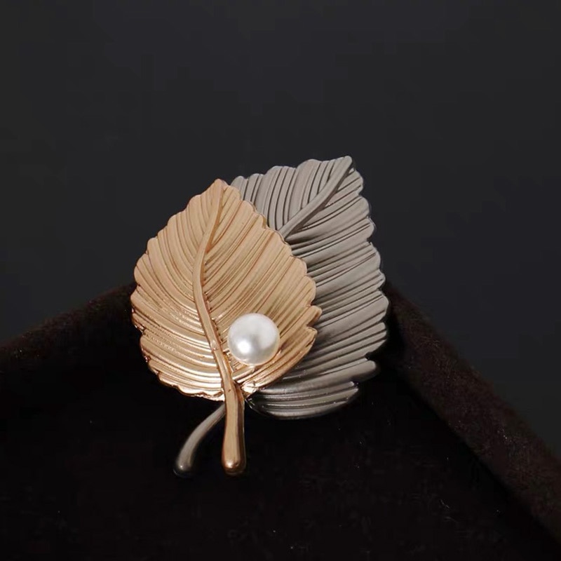 1pc maple leaf broche de metal vintage feminino menina charmingexquisite colar lapela pino moda jóias festa acessórios para vestuário