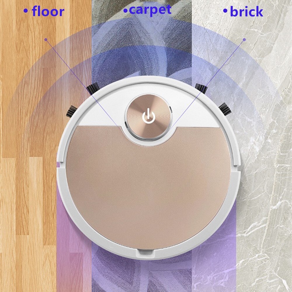 3000Pa Robot Stofzuiger Sweep En Natte Dweilen Power Zuigkracht Bluetooth App Controle Robot Stofzuiger Met 500Ml stof Tank