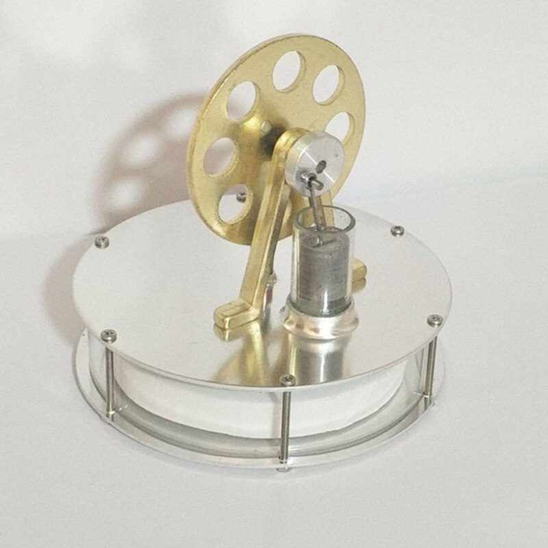 203F Low Temperature Stirling Engine Motor Steam Heat Electricity Generator Machine Education Model Toy Kits