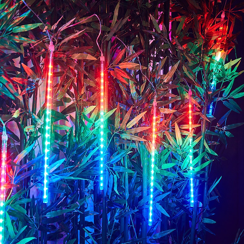 30Cm/50Cm Led Meteorenregen Guirlande Strip Licht Outdoor Waterdichte Fairy Lights Voor Tuin Straat Kerst decoratie