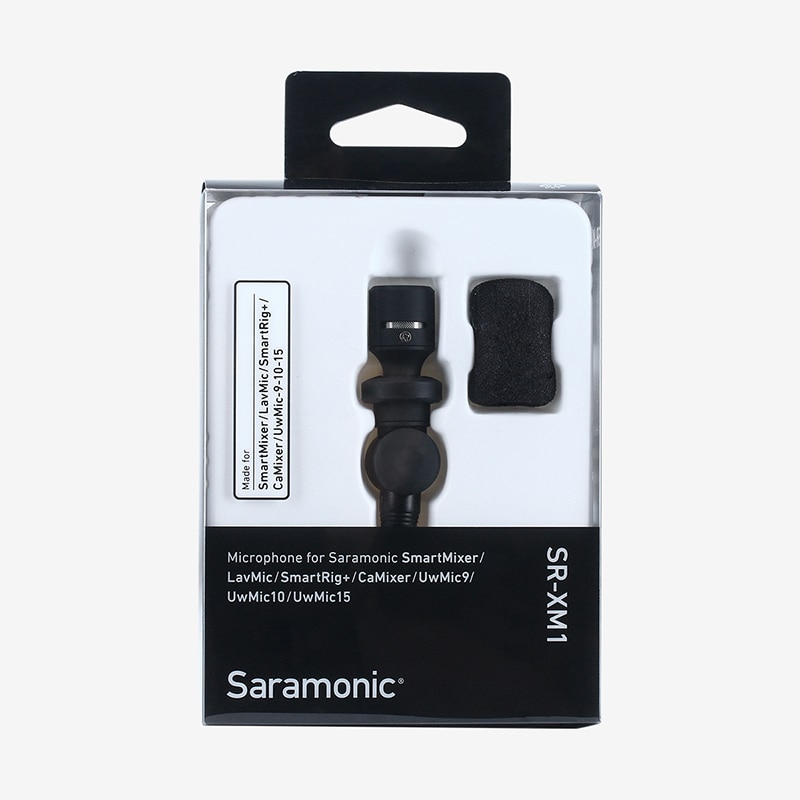Saramonic SR-XM1 Sans Fil Enregistrement Vlog Micro pour Gopro 8 Max 7 6 TRS Prise Micro pour Caméra D'action DSLR Sony RX100 VII Camixer
