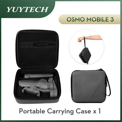 Osmo mobile 3 forlængerstang skalerbar stang til dji osmo mobile 3 håndholdt gimbal selfie stick til dji osmo mobil 3 tilbehør: Bæretaske