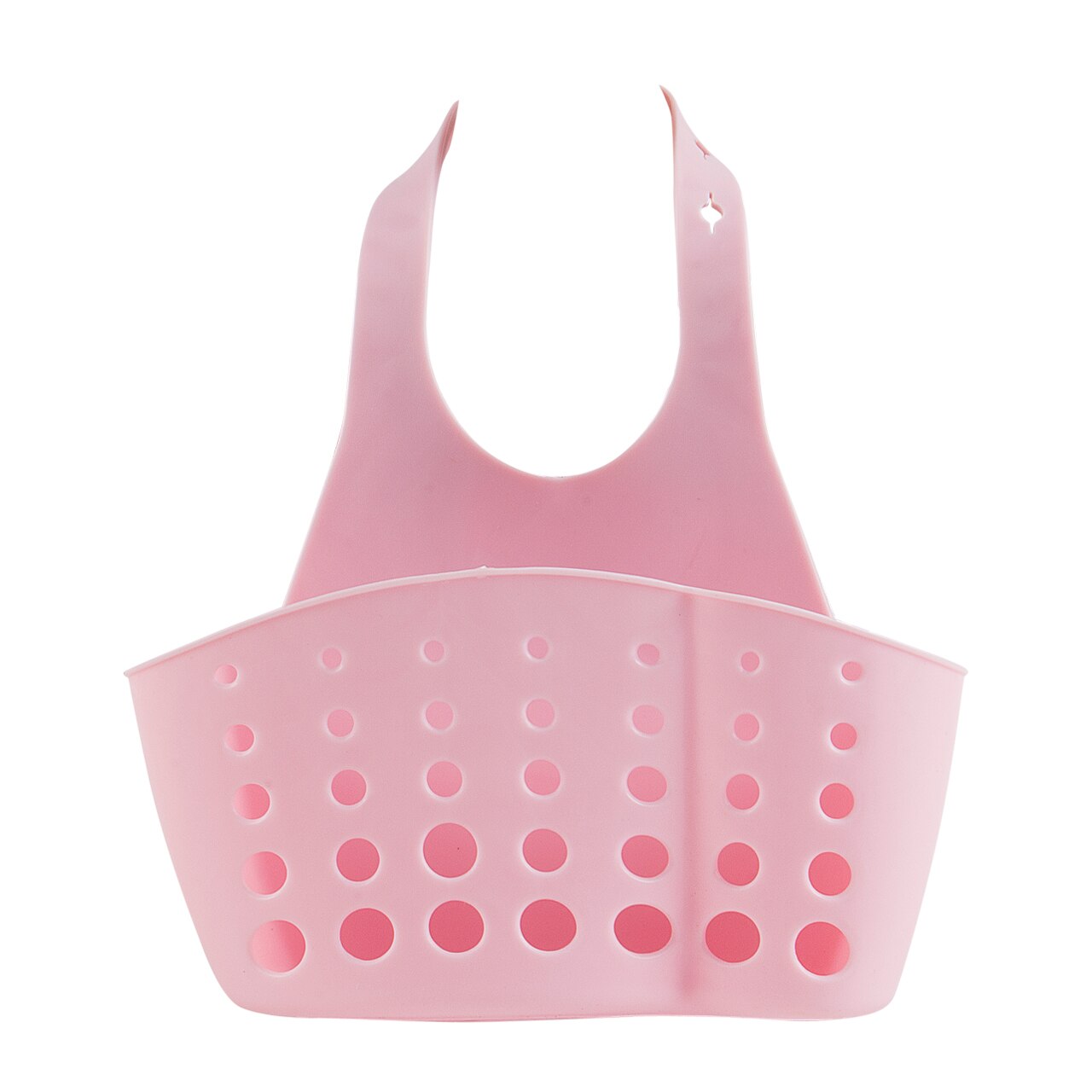 Sponshouder voor de gootsteenkraan aan de zijkant van de keuken, plastic sponshouder voor de gootsteen: D