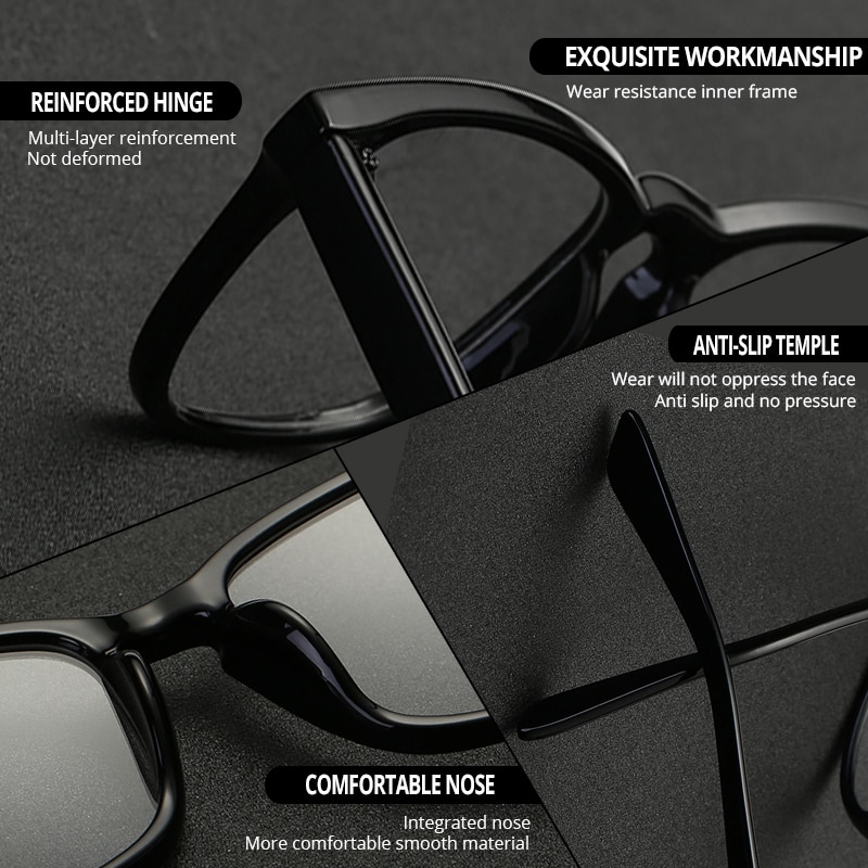 COASION Blue Light Blocking Glasses for Women Men Square Nerd Eyeglasses Frame Computer Game Glasses UV Protection CA1396A