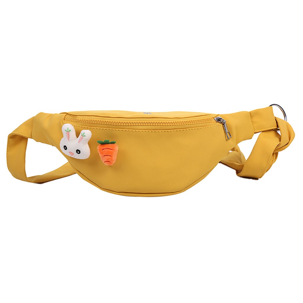 Adorável Coelho Nylon Saco Da Cintura do Esporte Da Forma das mulheres Sacos de Ombro No Peito многофункциональная сумка сумка кожаная женская