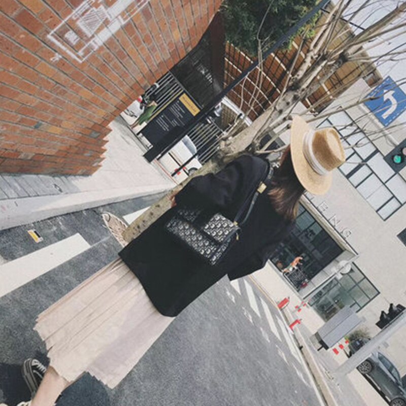 Lmfqp D-Vormige Schouder Messenger Canvas Tas Retro Zadeltas