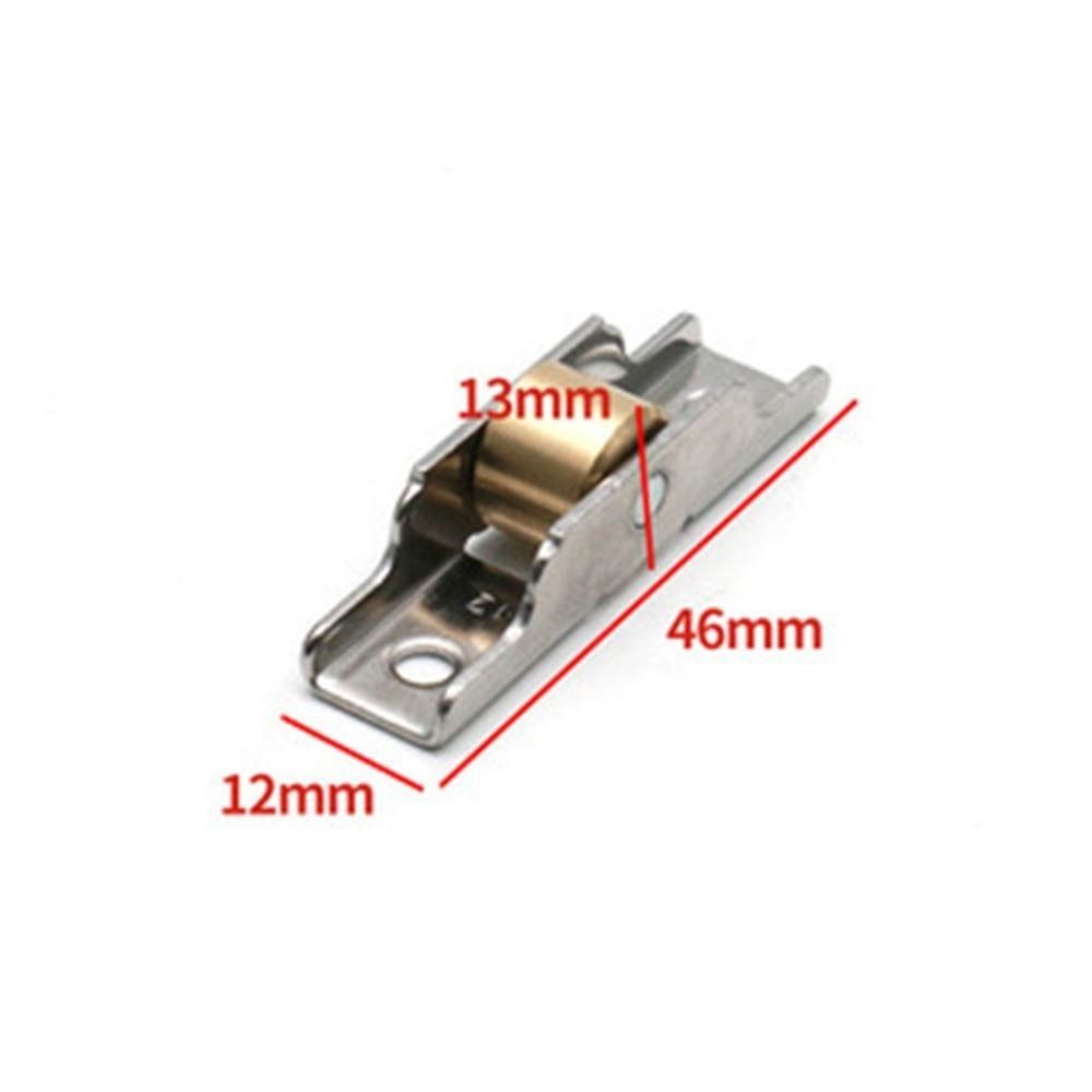 Obere Rad Fenster Riemenscheibe Möbel Edelstahl Tür Roller Hardware Schiebetür Fenster Rollen Tür: Chocolate
