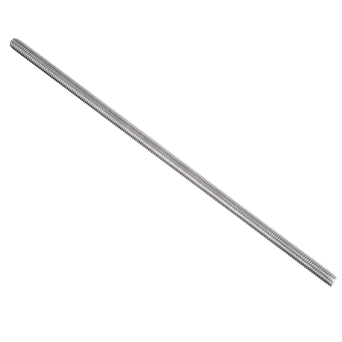M8 Fully Threaded Rod, 304 Stainless Steel, 250mm Length, 1.25mm Thread Pitch, Left Hand Threads