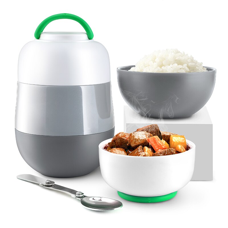 NEWYEARNEW Draagbare Thermo voor Voedsel Jar Rvs Lunchbox Soep Thermische Voedsel Container Warmer Thermos Verwarmd Lunchbox