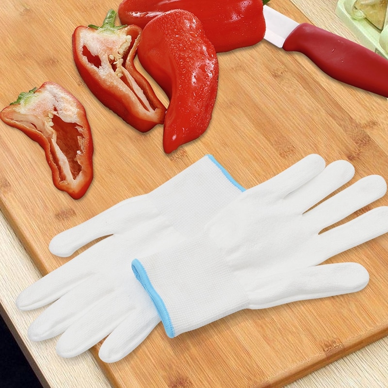 5 Niveau Hppe Anti-Snijden Handschoenen Slachten Houtbewerking Glass Handling Snijden Veiligheidshandschoenen Slijtvast Anti-zuur En Alkali