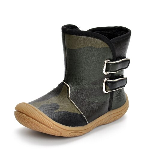 Lzsyc Kleinkind jungen Stiefel Magie Patch PU Hohe Rohr Stiefel Innen Plüsch warm nicht-Rutschig Stiefel Baby Schuhe kleinkind Warme Stiefel: Myth farbe / 19