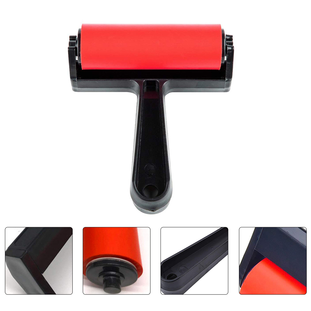 2Pcs Diamond Drawing Rollers Plastic Printmaking Rollers Painting Supplies