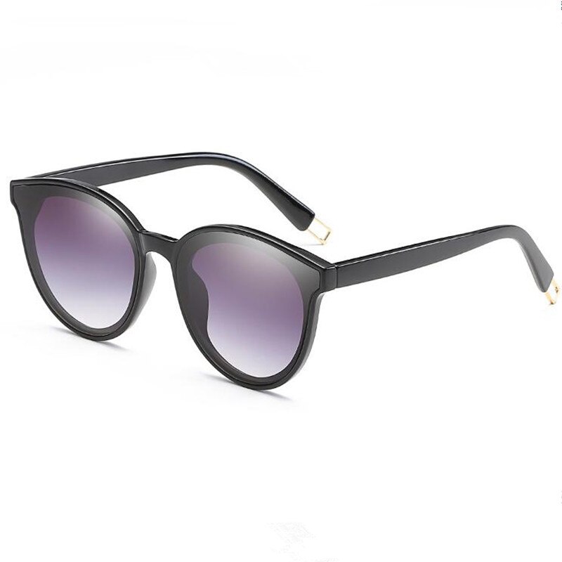 Kvinder farve luksus flad top cat eye solbriller oculos de sol mænd twin beam overdimensionerede solbriller  uv400